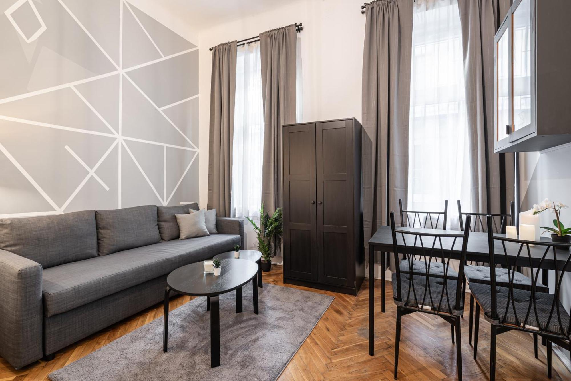 B8 - Grand Boulevard Cozy Apartment - Best Location By Bqa Budapest Rom bilde